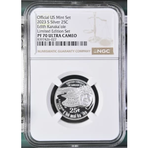 2023 S Edith Kanaka'ole Limited Edition Set Official US Mint Set ULTRA CAMEO (2)