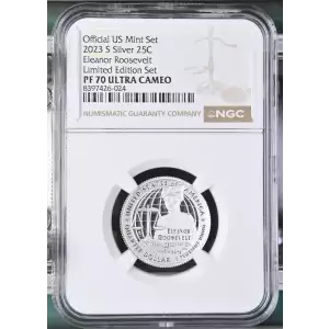 2023 S Eleanor Roosevelt Limited Edition Set Official US Mint Set ULTRA CAMEO (2)