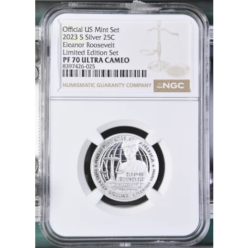 2023 S Eleanor Roosevelt Limited Edition Set Official US Mint Set ULTRA CAMEO (2)
