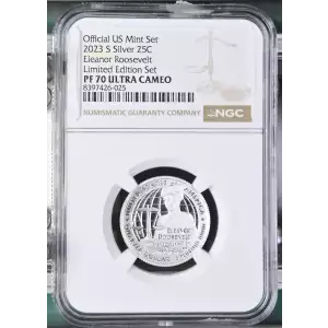 2023 S Eleanor Roosevelt Limited Edition Set Official US Mint Set ULTRA CAMEO (2)