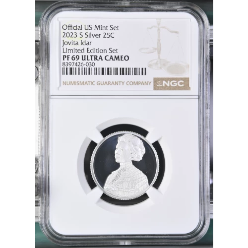 2023 S Jovita Idar Limited Edition Set Official US Mint Set ULTRA CAMEO (2)