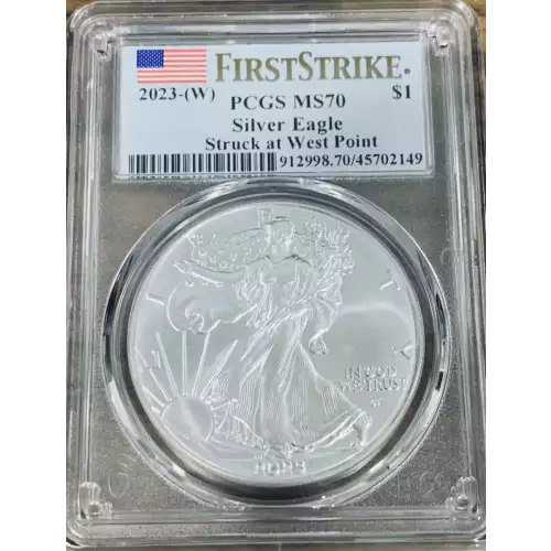 2023-(W) $1 Silver Eagle Struck at West Point First Strike (2)
