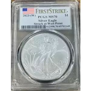 2023-(W) $1 Silver Eagle Struck at West Point First Strike (2)