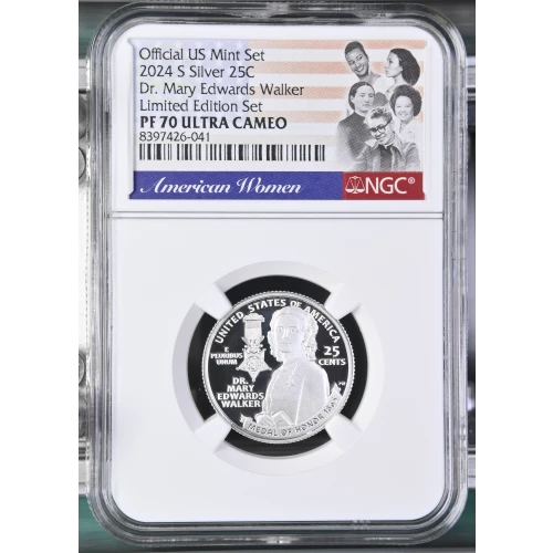 2024 S Dr. Mary Edwards Walker Limited Edition Set Official US Mint Set ULTRA CAMEO (2)