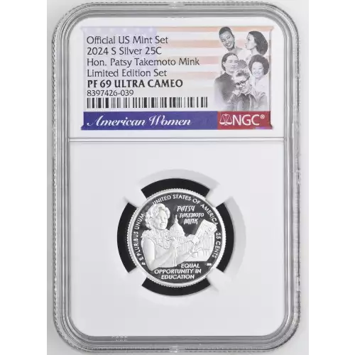 2024 S Hon. Patsy Takemoto Mink Limited Edition Set Official US Mint Set ULTRA CAMEO (2)
