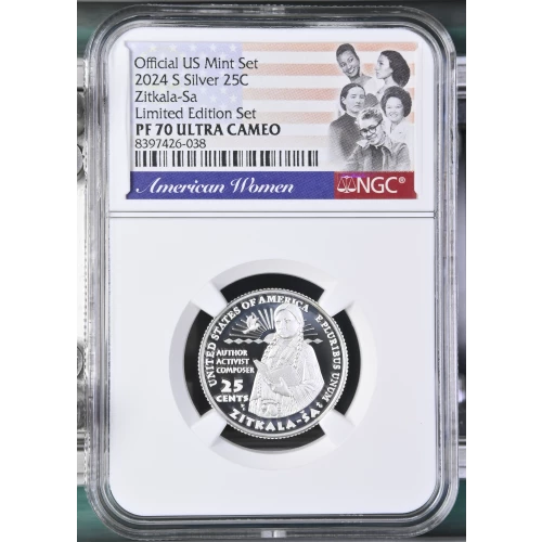 2024 S Zitkala-Sa Limited Edition Set Official US Mint Set ULTRA CAMEO (2)