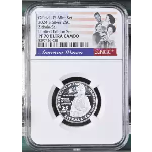 2024 S Zitkala-Sa Limited Edition Set Official US Mint Set ULTRA CAMEO (2)