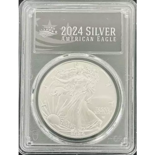 2024-(W) $1 Silver Eagle Struck at West Point First Day of Issue