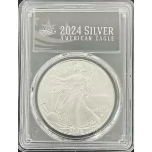 2024-(W) $1 Silver Eagle Struck at West Point First Day of Issue