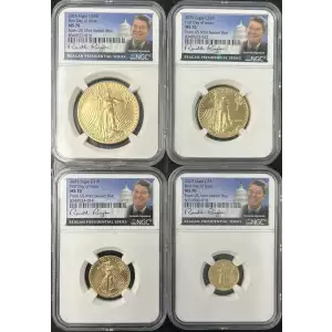 American Gold Eagle  4-Coin Set ($50, $25, $10, $5) (2)