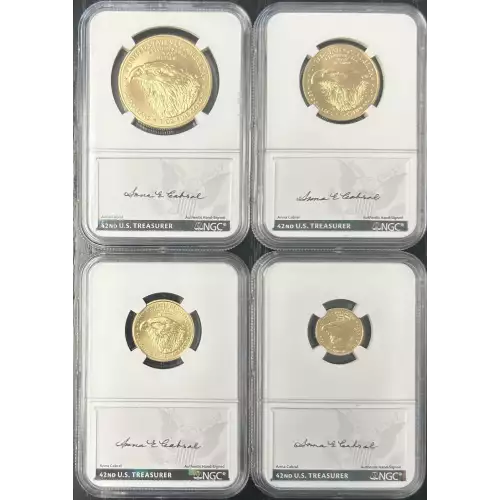 American Gold Eagle  4-Coin Set ($50, $25, $10, $5)