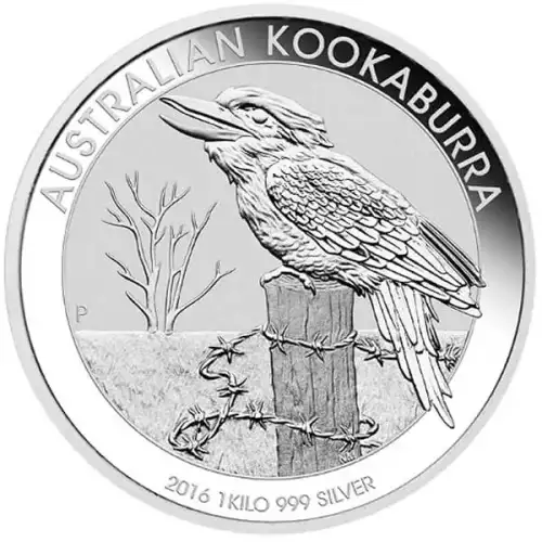 Any Year 1kg Australian Perth Mint Silver Kookaburra