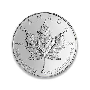 Any Year - 1oz Canadian Palladium Maple Leaf