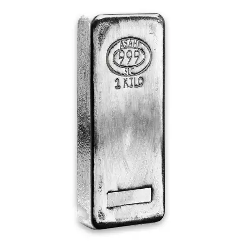 Asahi 1kg  Cast Silver Bar (2)