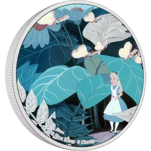 Disney Alice in wonderland - 2021 1oz Alice Silver Coin (2)