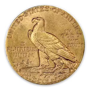 Indian $5 (1908 - 1929) - AU