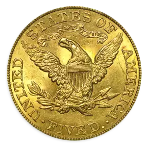 Liberty Head $5 (1839 – 1908) - AU