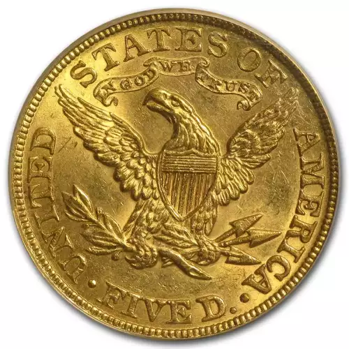 Liberty Head $5 (1839 – 1908) - PCGS - MS61 (5)