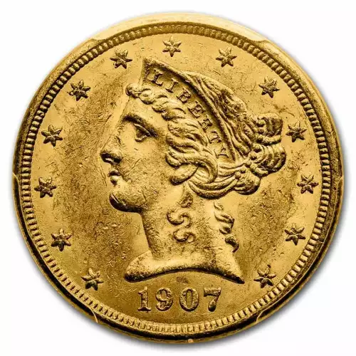 Liberty Head $5 (1839 – 1908) - PCGS - MS62 (2)