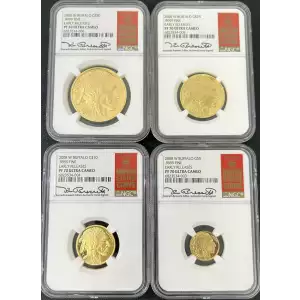 Proof Gold Buffalo 4-Coin Set