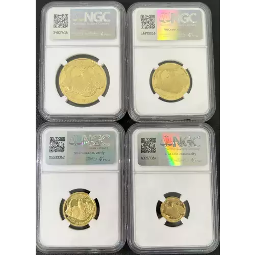 Proof Gold Buffalo 4-Coin Set