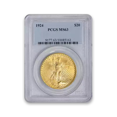 St. Gaudens $20 (1907 – 1933) - PCGS - MS63