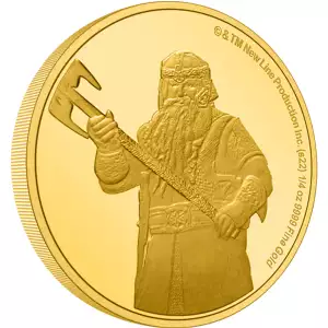 THE LORD OF THE RINGS - 2022 1/4oz Gimli Gold Coin (2)