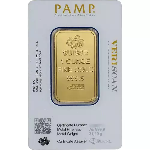 1 oz PAMP Gold Bar – Fortuna Design - Image 5